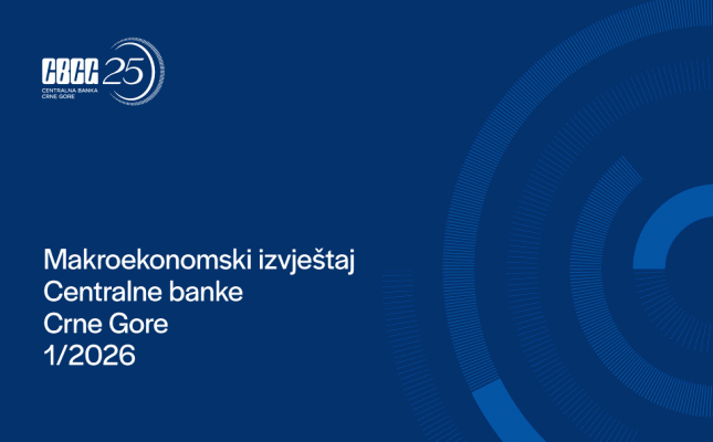 Makroekonomski izvještaj Centralne banke Crne Gore 1/2026